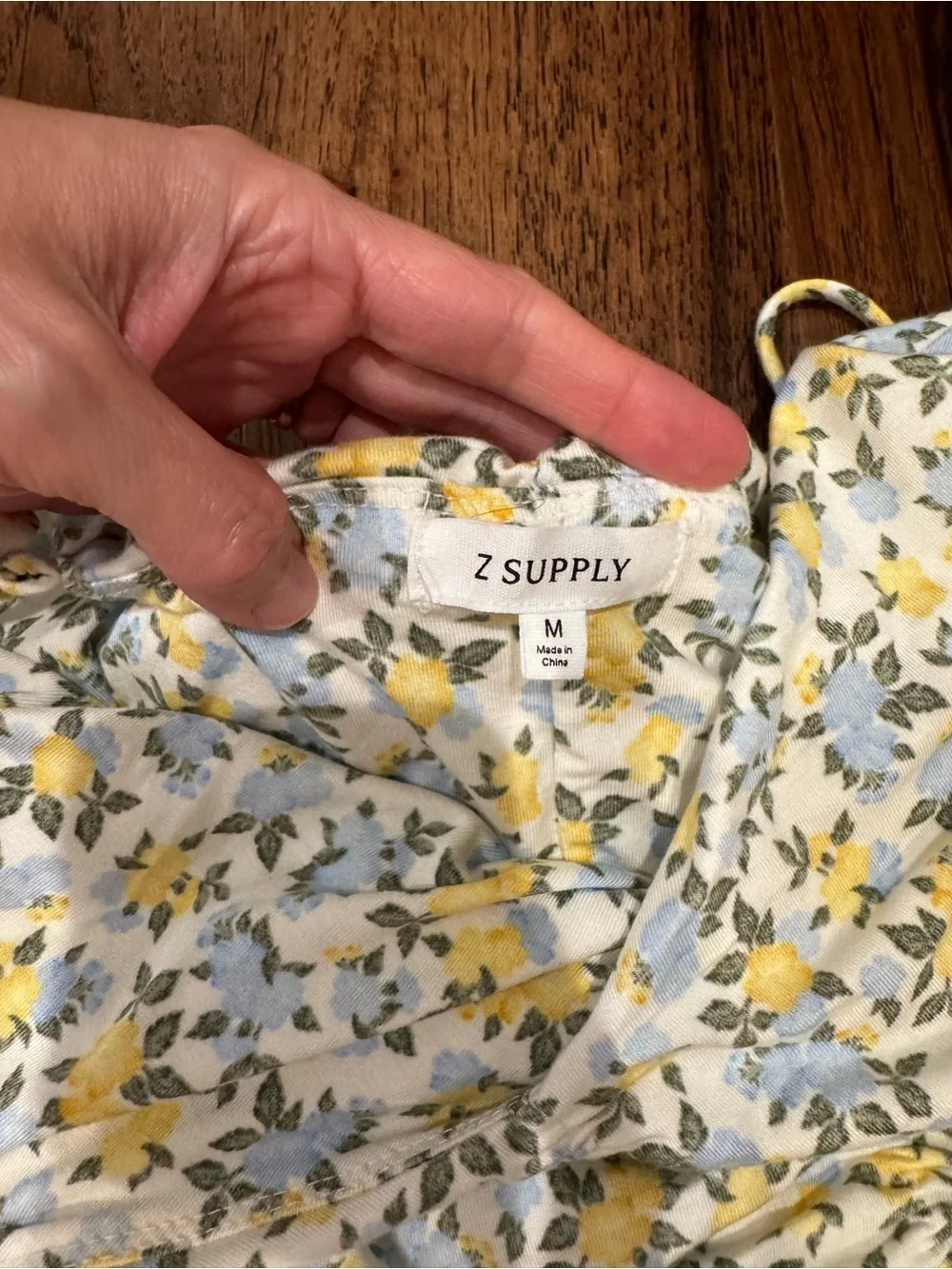 ZSuppy Faya Idra Yellow & Blue Floral Maxi Dress - Picture 8 of 12